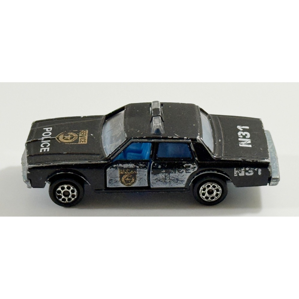 Majorette Diecast No. 240‎ ~ 1989 Chevrolet Impala Police Car N31 RARE BLACK
